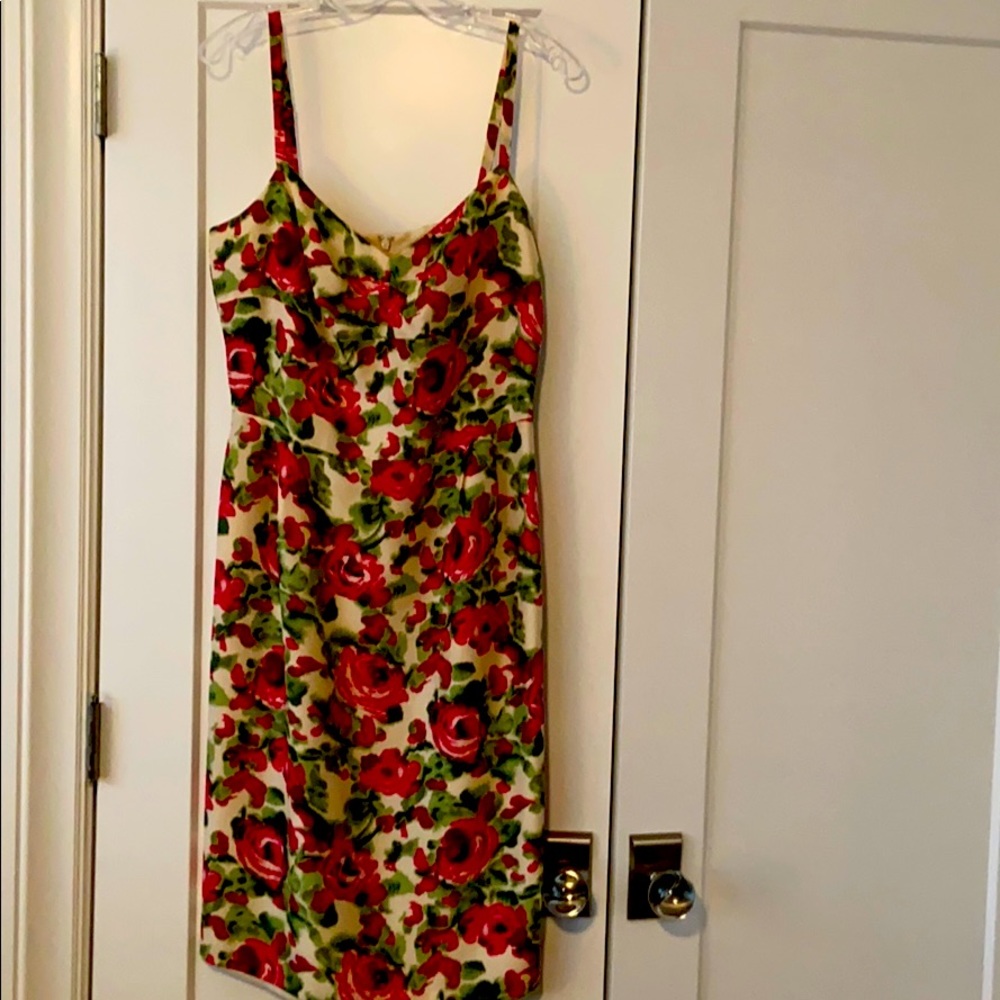 Beautiful retro vibe silk cocktail dress